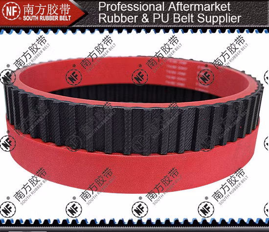 Rubber Wrapped Banded Industrial Poly PVC PU Auto Motorcycle Transmission Parts Fan Conveyor Synchronous Tooth Drive Pk Timing Ribbed V Belt