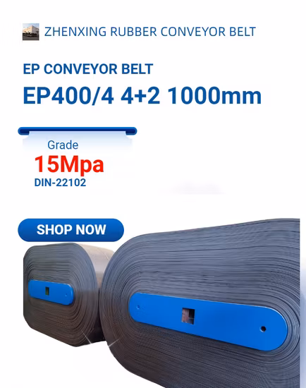 Nn/Ep/Steel Cord/High Temperature/Heat Resistance/Fire Resistant/Oil Resistant/Tear Resistant/Wear Resistant Rubber Conveyor Belt for Industrial