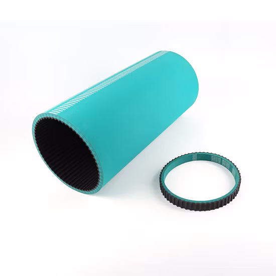 PU Rubber PVC Auto Agricultural Motorcycle Endless Industrial Poly Transmission Parts Double Conveyor Synchronous Fan Ribbed Toothed Drive Pk V Timing Belt